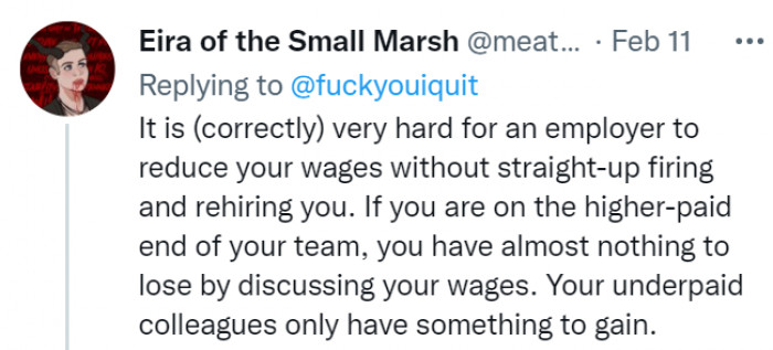 At least everyone should have equal opportunities to be paid what they deserve, right?