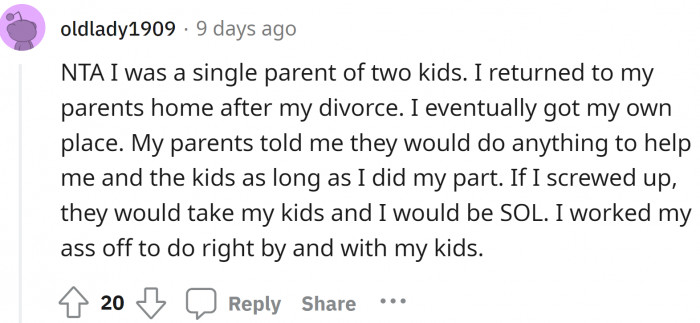 Every parent is ready to support their kids as long as their kids behave well and do the right thing.