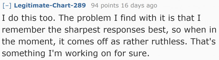 But for this person, it didn't seem to end well.