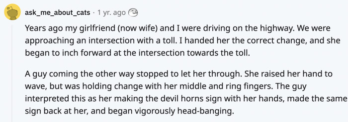 Live Your Life, Rock and Roll from the Other Guy Who Stopped to Let Her Through