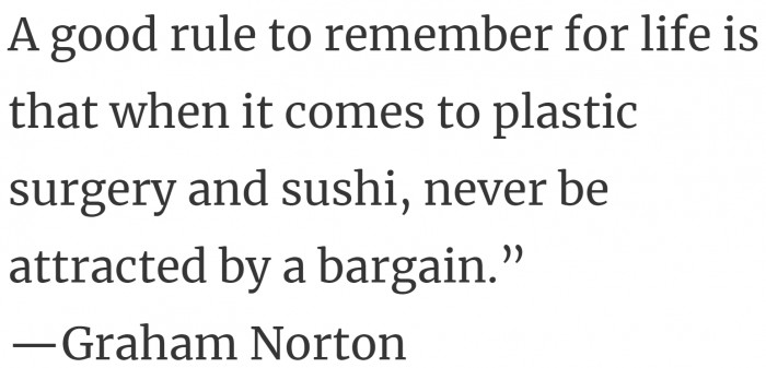 36. Graham Norton gave us the most important life lesson.