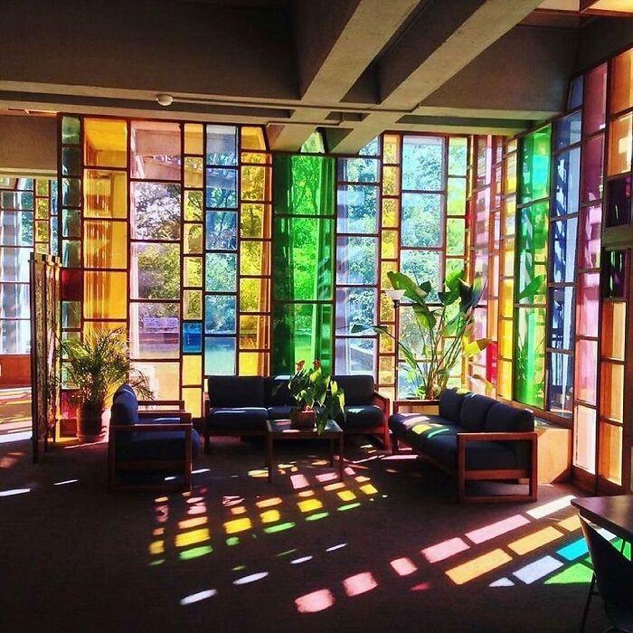 11. Popping Stained Glass Windows Designed By Harris Armstrong