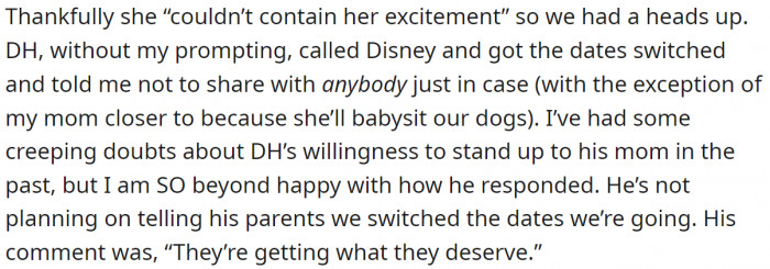 “They’re getting what they deserve.”