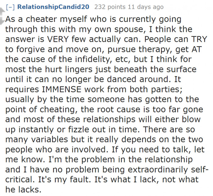 A Redditor admits his fault and also answers the question.