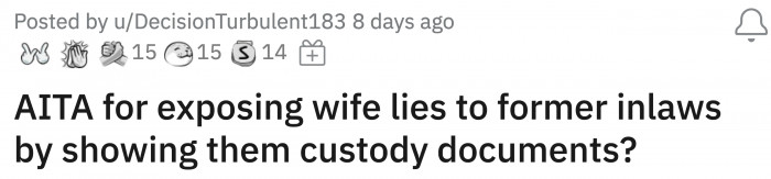 Here's the post of OP about his ex