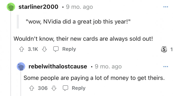 This is all they had to say? Seems like a lot of people relate, though.