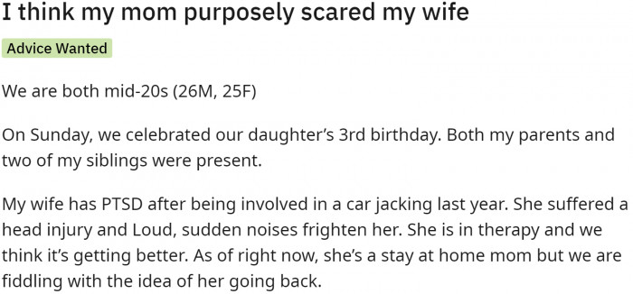 This mother is toxic and needs to be kept away from the family forever.