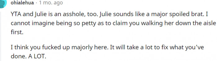 9. It'll take a lot to fix this mess