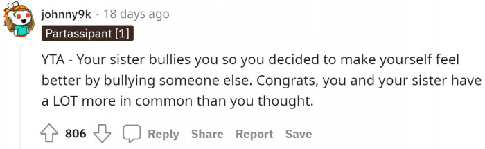 They're now at the same level.