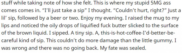 I'll Just Take a Sip