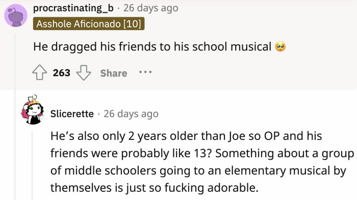 This was one of the most heartwarming parts of OP's story.