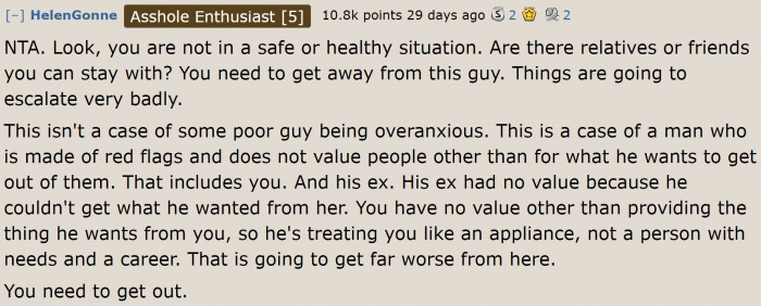 More people are telling her to run for the hills.