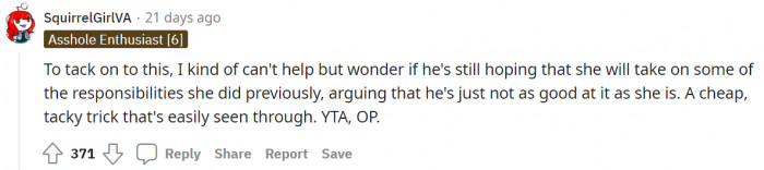 It really is a poor excuse.