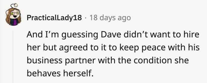 She broke that rule a long time ago