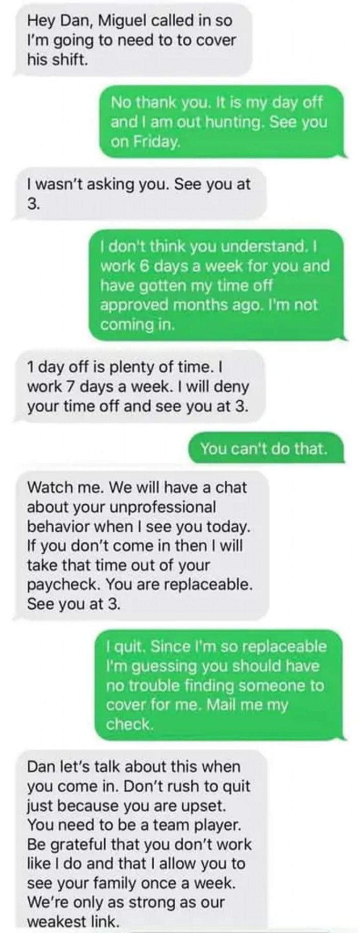 11. We're Only as Strong as Our Weakest Link...