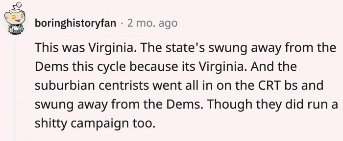 Some Reddit sleuth found out that OP lives in Virginia.