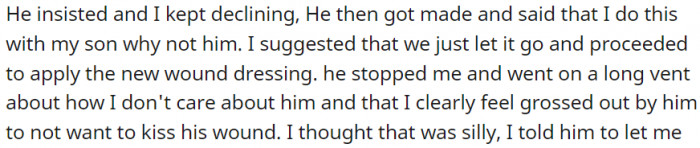 I clearly feel grossed out