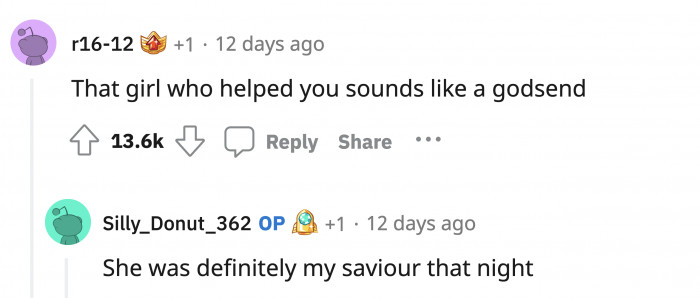 The girl who helped him was nice enough to find it funny instead of slamming the door in his face