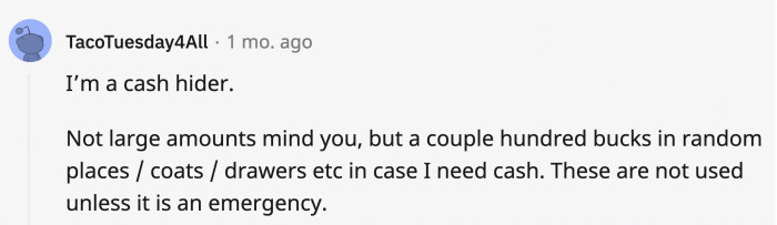 20. A minimal type of overthinking