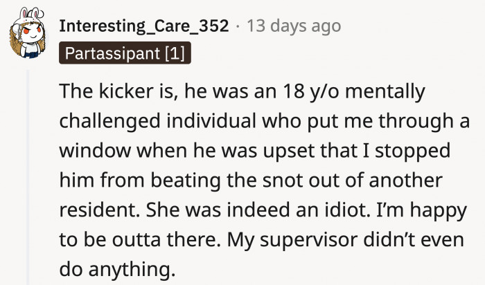 The manager and this supervisor should be retrained or fired