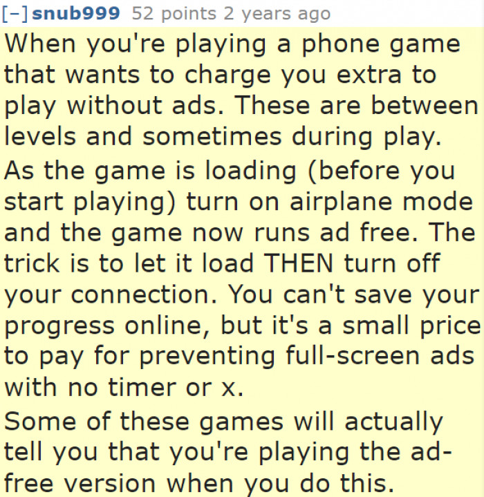 They're aware of the cheat as well