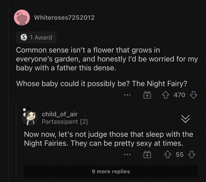 Let's hope the baby doesn't turn out as special as their dad.