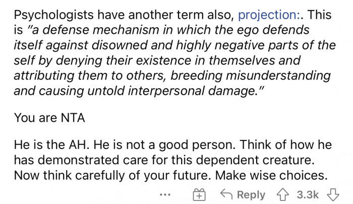 It's basically a defense mechanism.