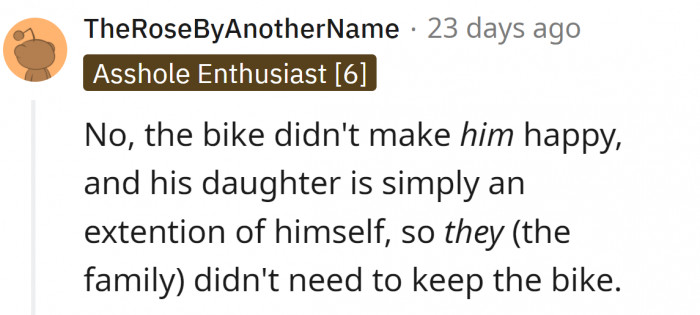 But this is more likely. Narcissistic people don’t love kids because they are their kids, but because they are an extension of themselves.