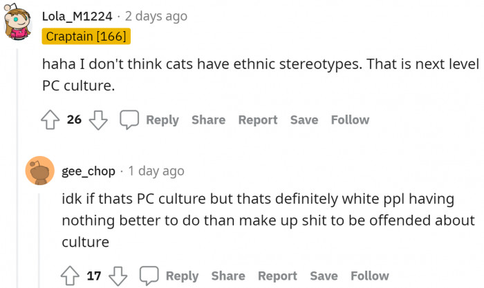 More than PC culture, it seems like the domination of the white female here.