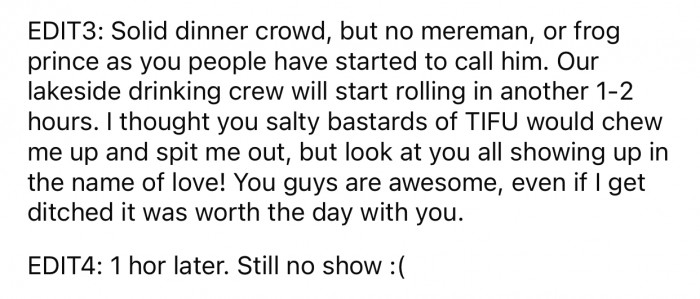 OP then added real-time edits where she provided more details about what followed.