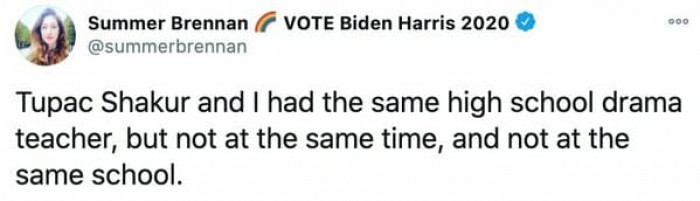 You may not have his fame, but at least you have two things in common.