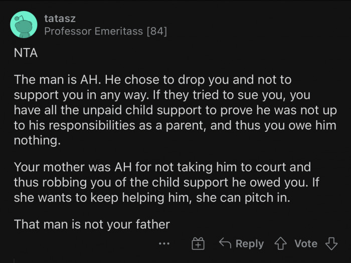 That man is not her father.