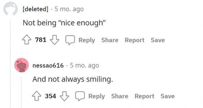 If you are nice, they are nice