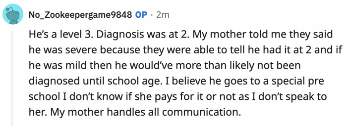 I don't know because I, an adult man, refuse to talk to my ex about co-parenting, so my mom talks to her for me.