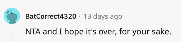 Be done with them and have something to be thankful for next Thanksgiving