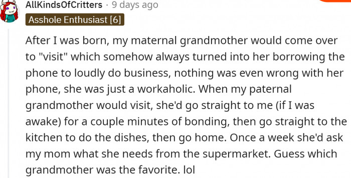 Guess which one is the favorite grandma