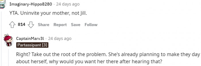6. Uninvite your mother, not Jill