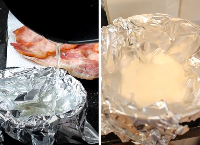 Here's an effective way to dispose of grease without clogging your sink.