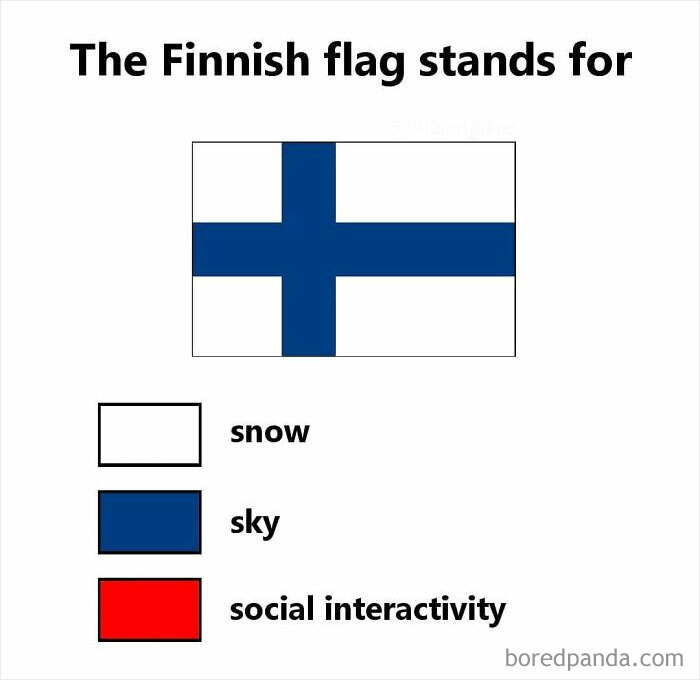 3. So there's no social interactivity in Finland?