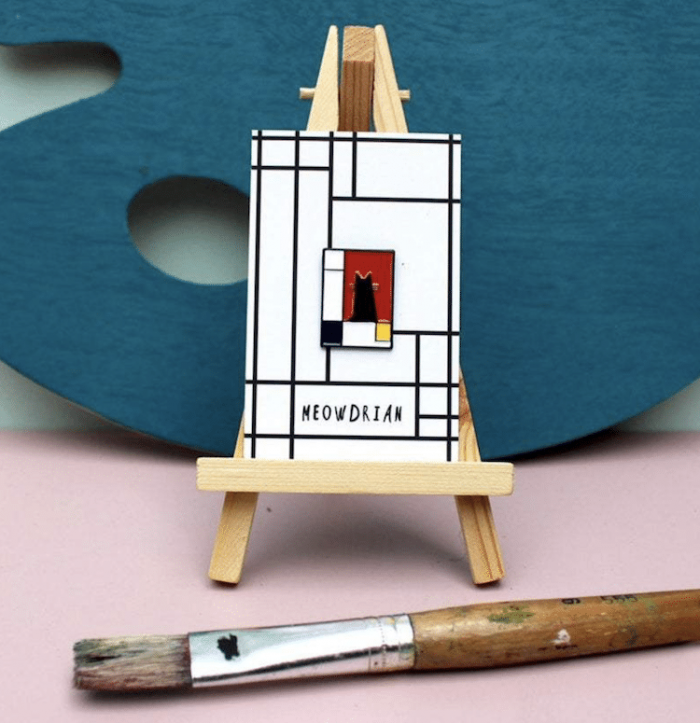 1. Piet Mondrian as Meowdrian