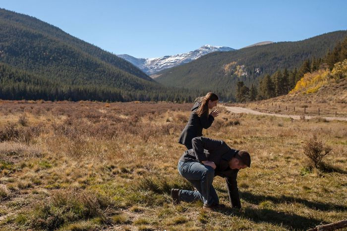 Proposal ended with dropping ring down gopher hole