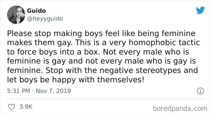 46. Let them be themselves.