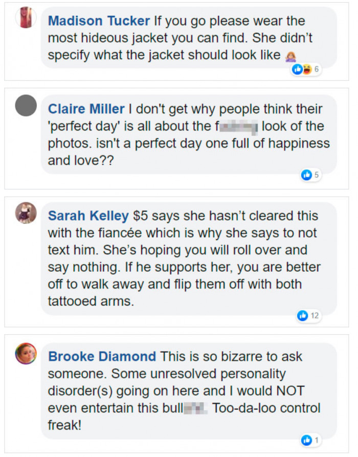 Madison makes a great point; why wear a hideous jacket? LOL!!