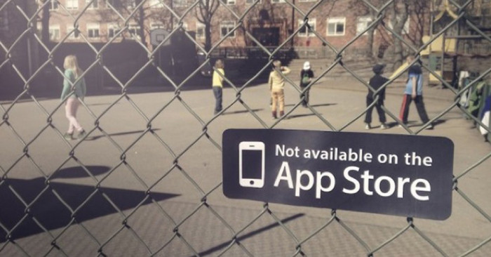 1. “Not Available on the App Store” is an idea devised by three Swedish digital media students, Rafael Ochoa, Caio Andrade, and Linn Livijn Wexell.
