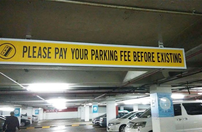 Take note for next time when you decide to park your car.