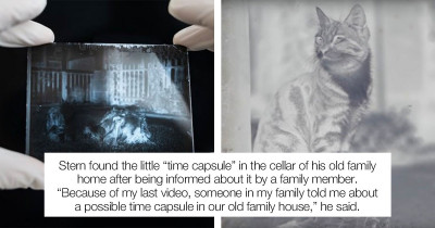 After Finding 120-Year-Old Undeveloped Cat Pictures In A Time Capsule, A Photographer Decided To Develop Them