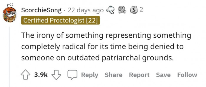 Isn't it a bit ironic?