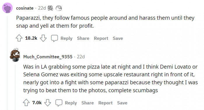 This guy is on his way to file a petition to make paparazzi an unethical job!