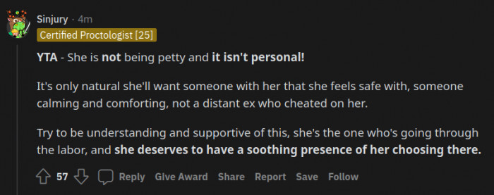 Can anyone believe he thinks she's being petty?