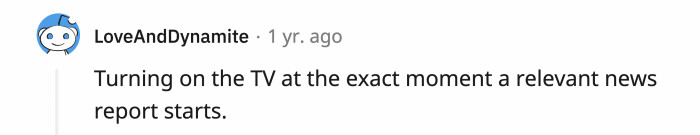 Like it's already *gasp* pre-recorded for them